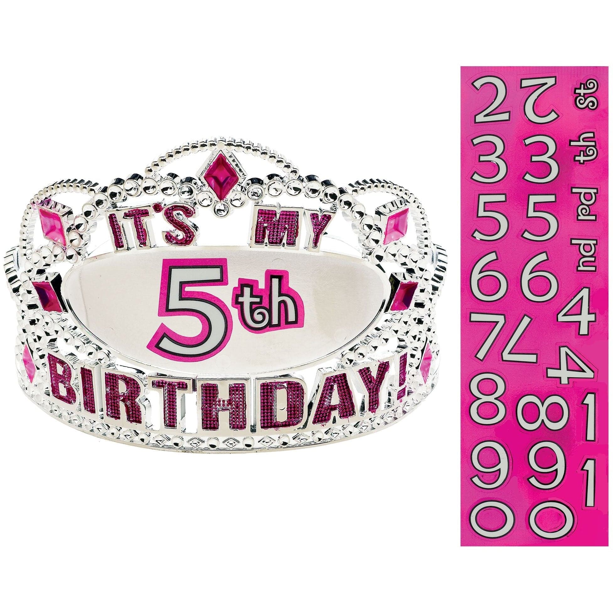 Amscan BIRTHDAY: JUVENILE Customizable Age Birthday Tiara