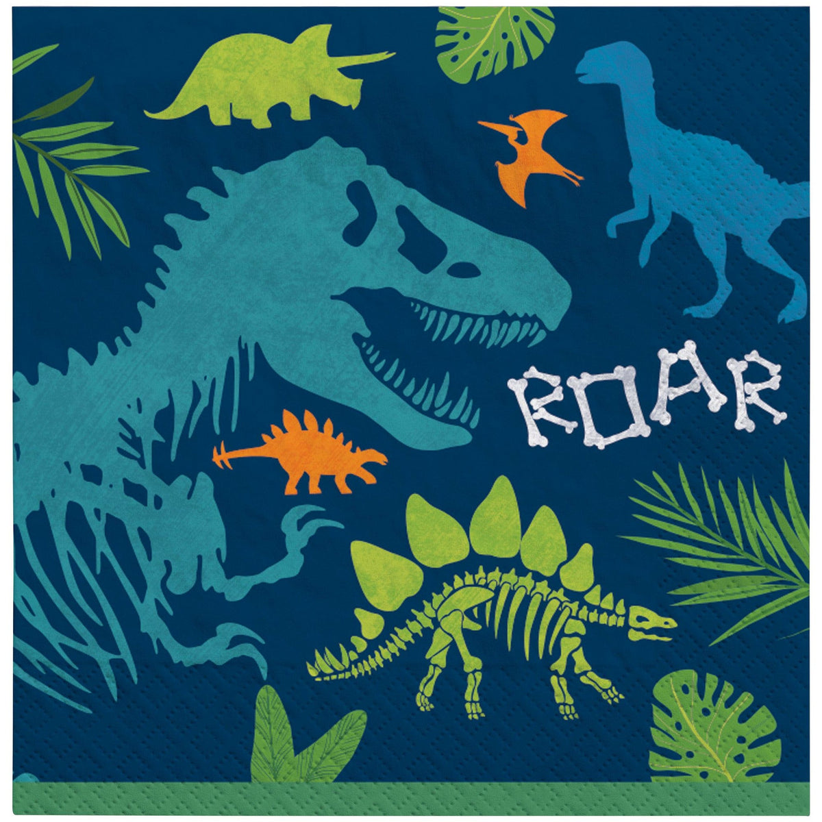 Amscan BIRTHDAY: JUVENILE Dino-Mite Birthday Beverage Napkins