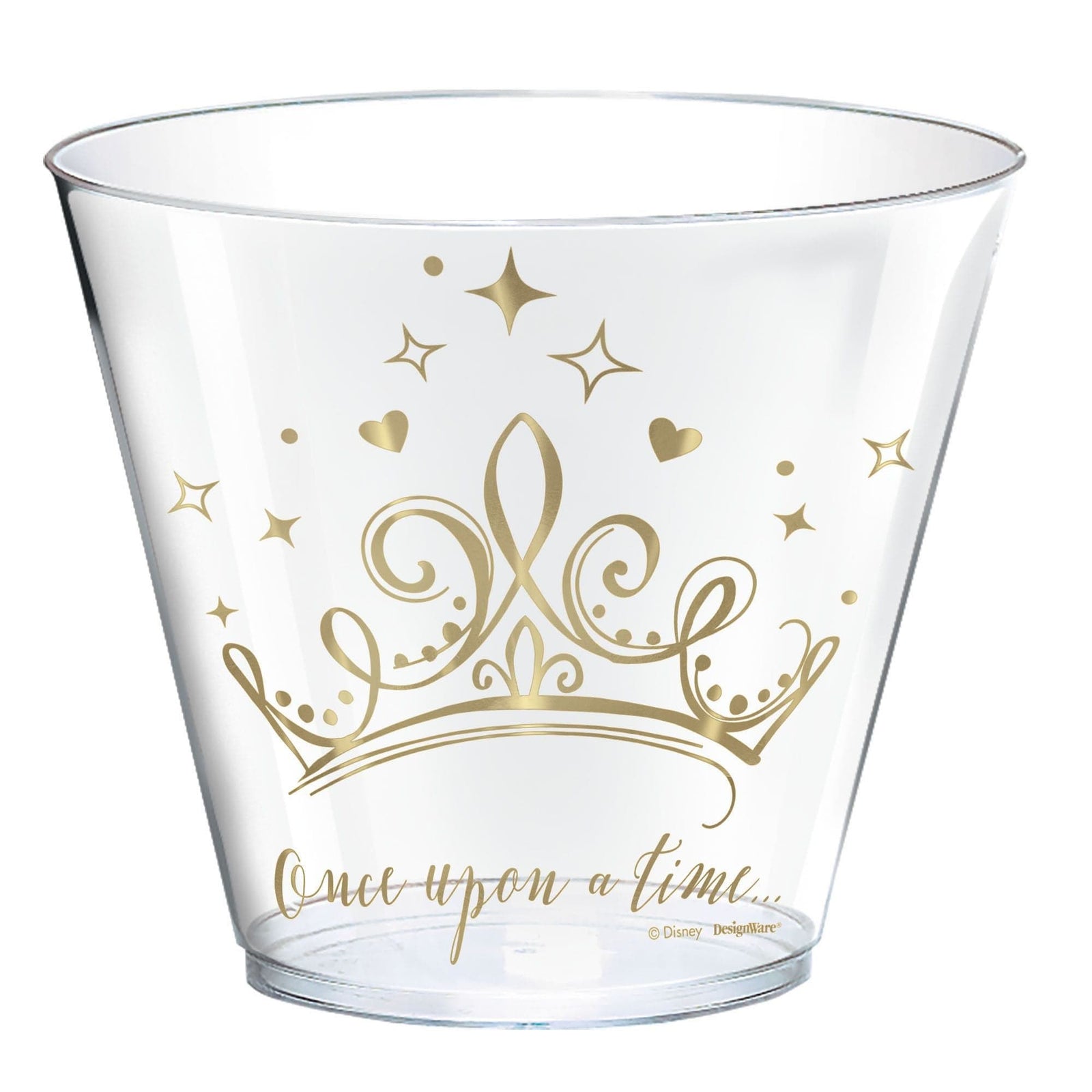 Amscan BIRTHDAY: JUVENILE ©Disney Princess Hot-Stamped Plastic Tumblers, 9 oz.