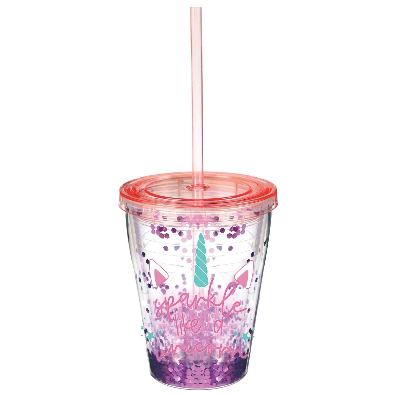 Amscan BIRTHDAY: JUVENILE Enchanted Unicorn Confetti Tumbler