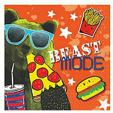 Amscan BIRTHDAY: JUVENILE Epic Party Beverage Napkins 16ct