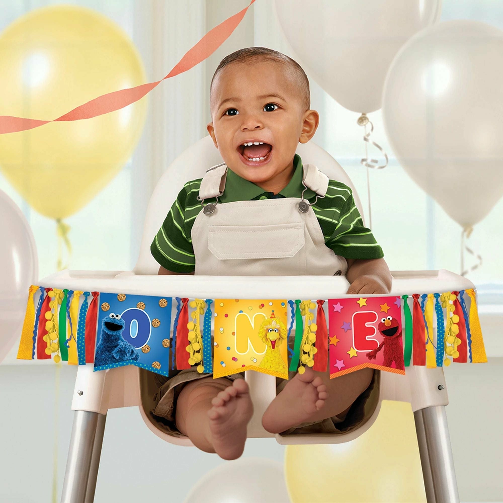 Amscan BIRTHDAY: JUVENILE Everyday Sesame Street Highchair Decoration Kit