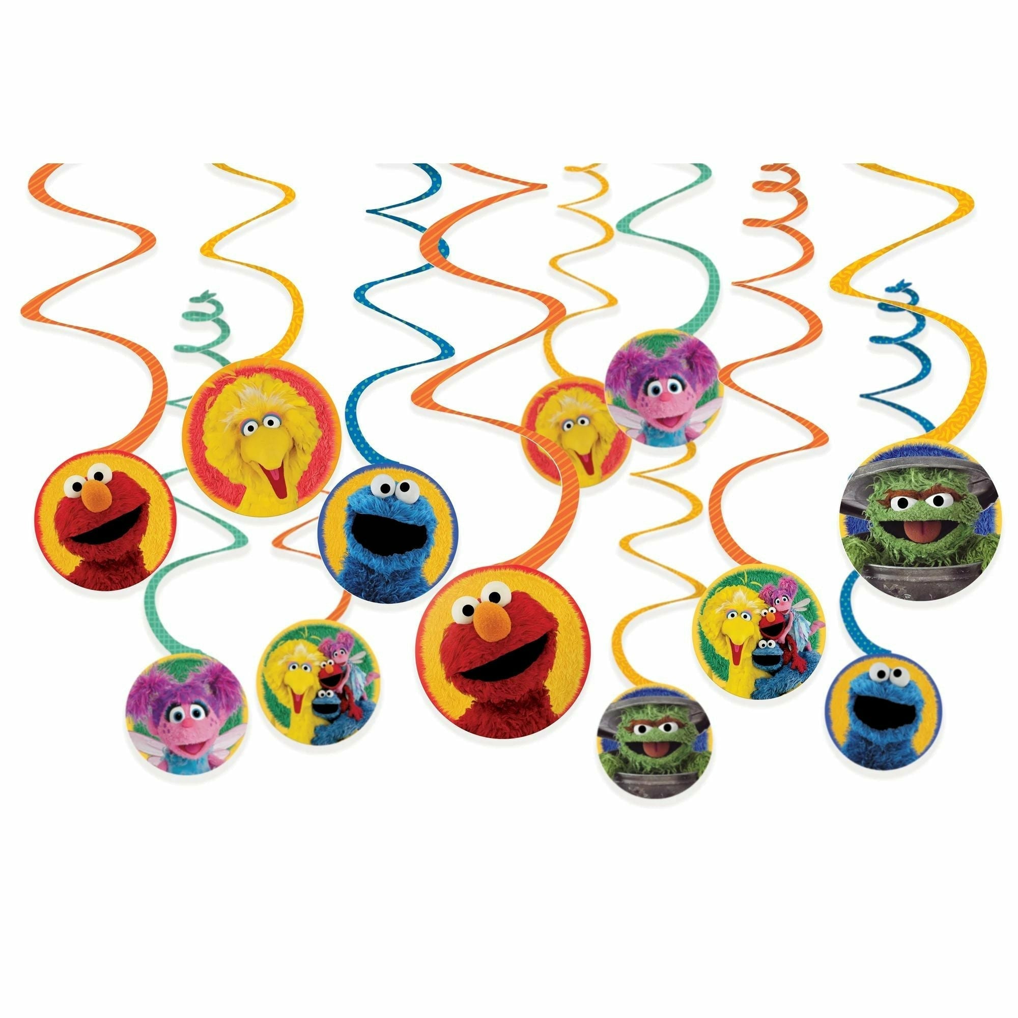 Amscan BIRTHDAY: JUVENILE Everyday Sesame Street Spiral Decoration