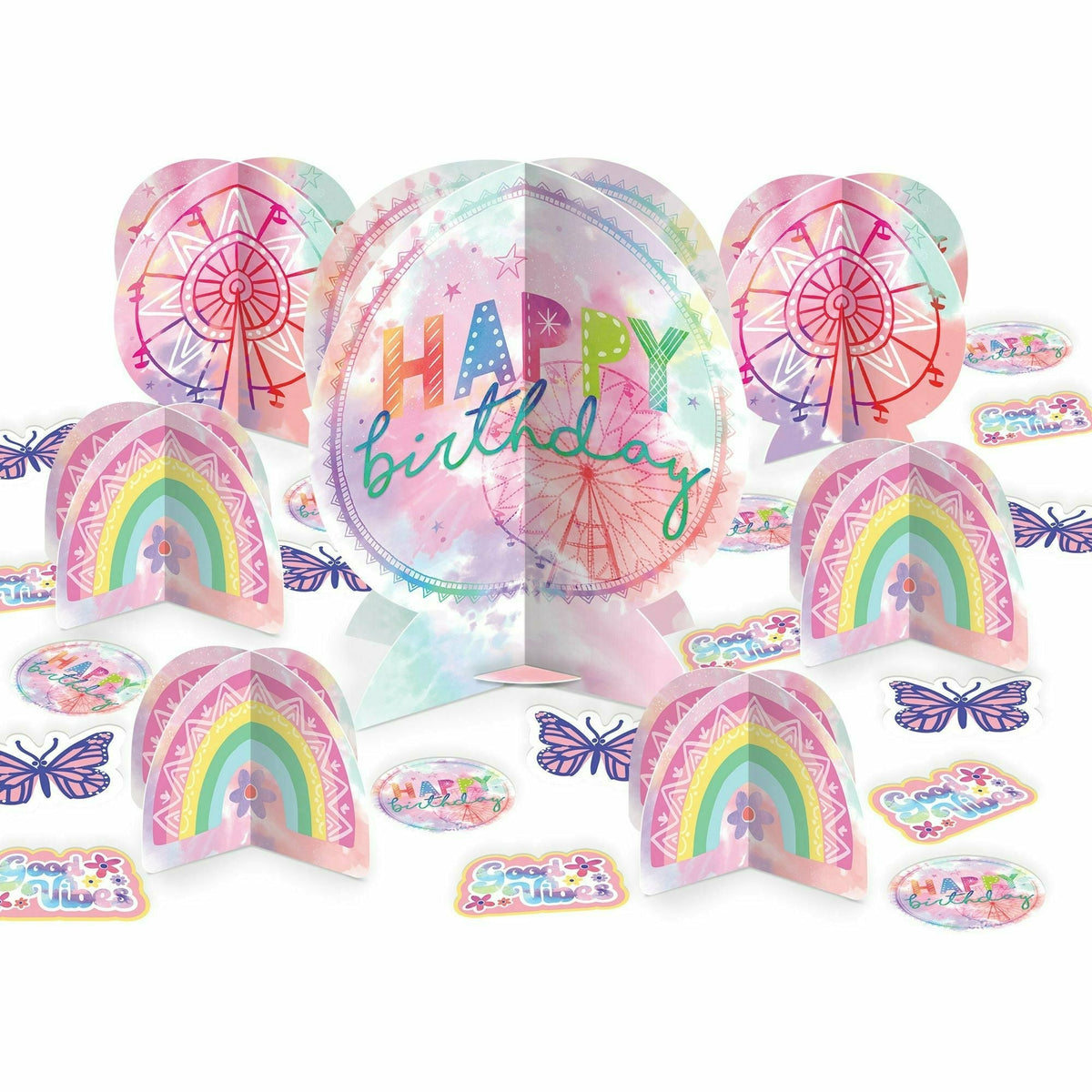 Amscan BIRTHDAY: JUVENILE Festival Fun Table Centerpiece Decorating Kit