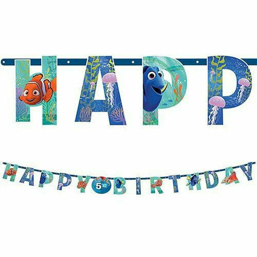 Amscan BIRTHDAY: JUVENILE Finding Dory Birthday Banner Kit