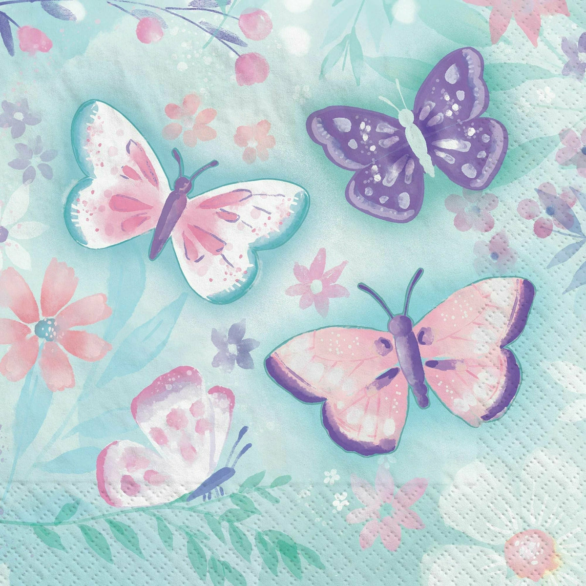 Amscan BIRTHDAY: JUVENILE Flutter Luncheon Napkins