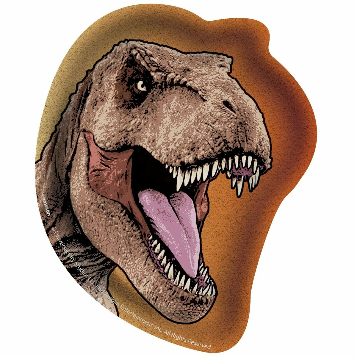 Amscan BIRTHDAY: JUVENILE Jurassic World Into the Wild Shaped Plates, 7&quot;