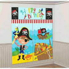 Amscan BIRTHDAY: JUVENILE LITTLE PIRATE SCENE SETTER