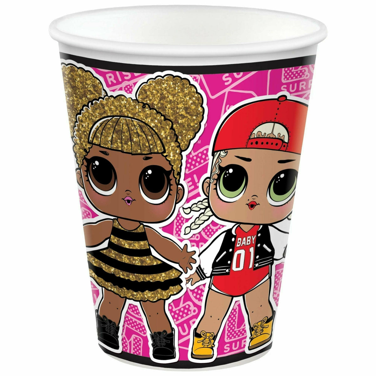 Amscan BIRTHDAY: JUVENILE LOL Surprise, Together 4 Eva! Cups, 9 oz.