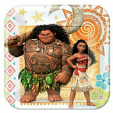 Amscan BIRTHDAY: JUVENILE Moana Dessert Plates 8ct