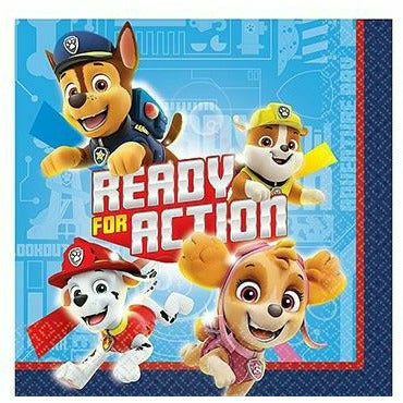 Amscan BIRTHDAY: JUVENILE PAW Patrol Adventures Beverage Napkins 16ct