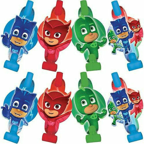 Amscan BIRTHDAY: JUVENILE PJ Masks Blowouts 8ct