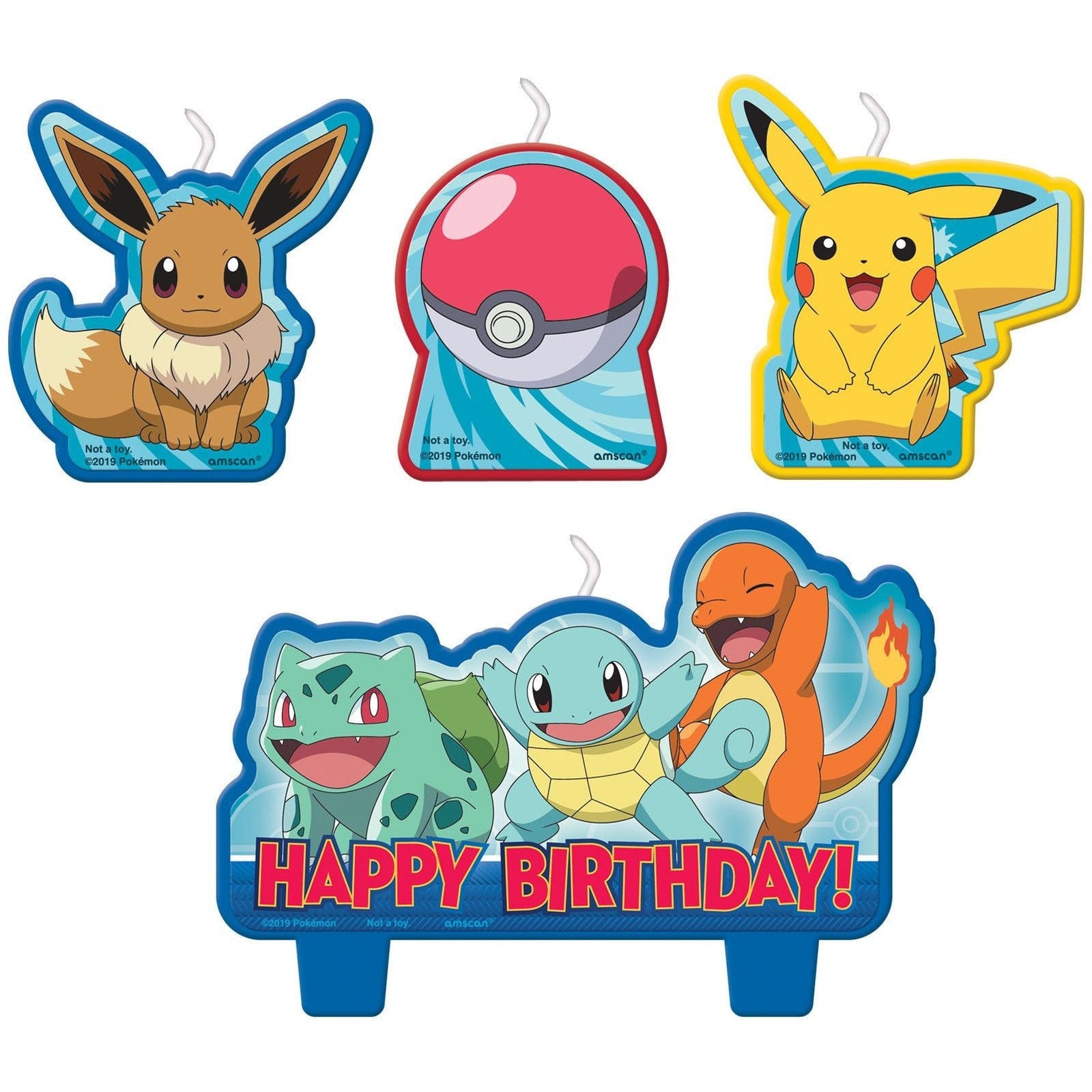 Amscan BIRTHDAY: JUVENILE Pokemon™ Birthday Candle Set