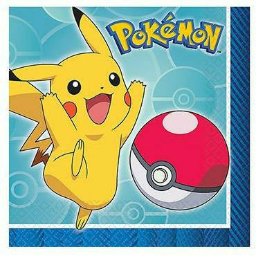 Amscan BIRTHDAY: JUVENILE Pokemon Core Beverage Napkins 16ct