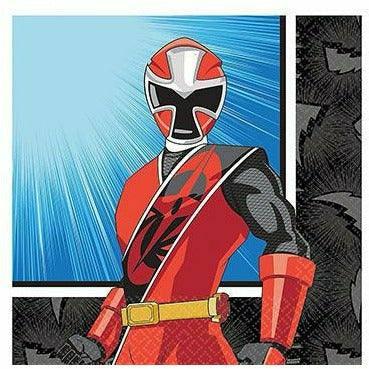 Amscan BIRTHDAY: JUVENILE Power Rangers Ninja Steel Beverage Napkins 16ct