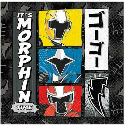 Amscan BIRTHDAY: JUVENILE Power Rangers Ninja Steel Lunch Napkins 16ct