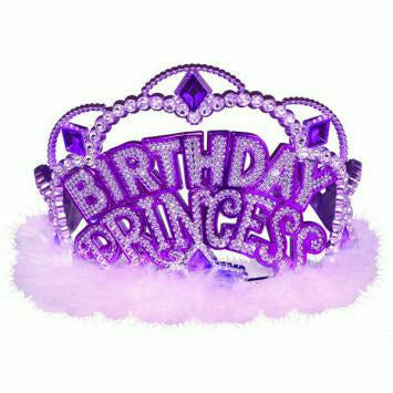 Amscan BIRTHDAY: JUVENILE PRINCESS ELCT TIARA W MARABOU