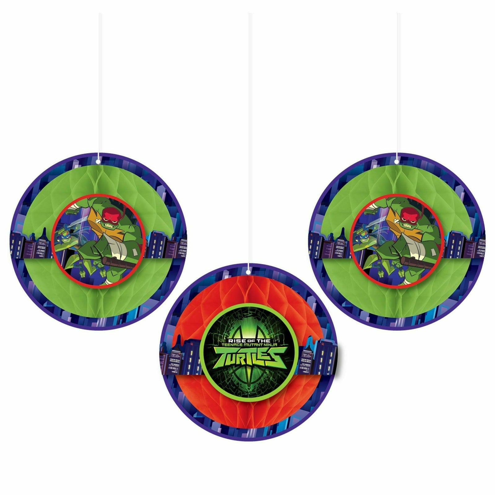 Amscan BIRTHDAY: JUVENILE Rise of the TMNT™ Honeycomb Decoration