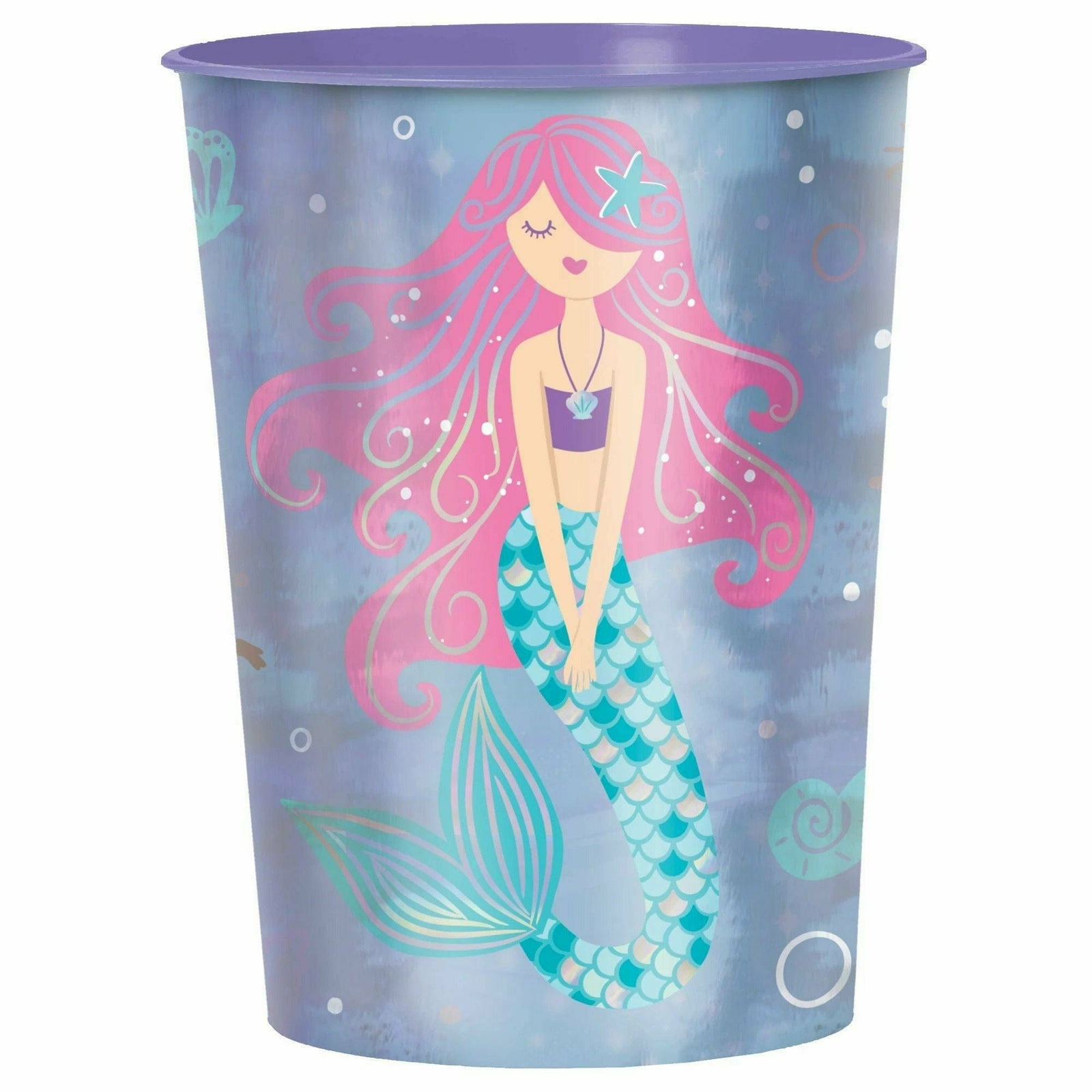 Amscan BIRTHDAY: JUVENILE Shimmering Mermaids Favor Cup