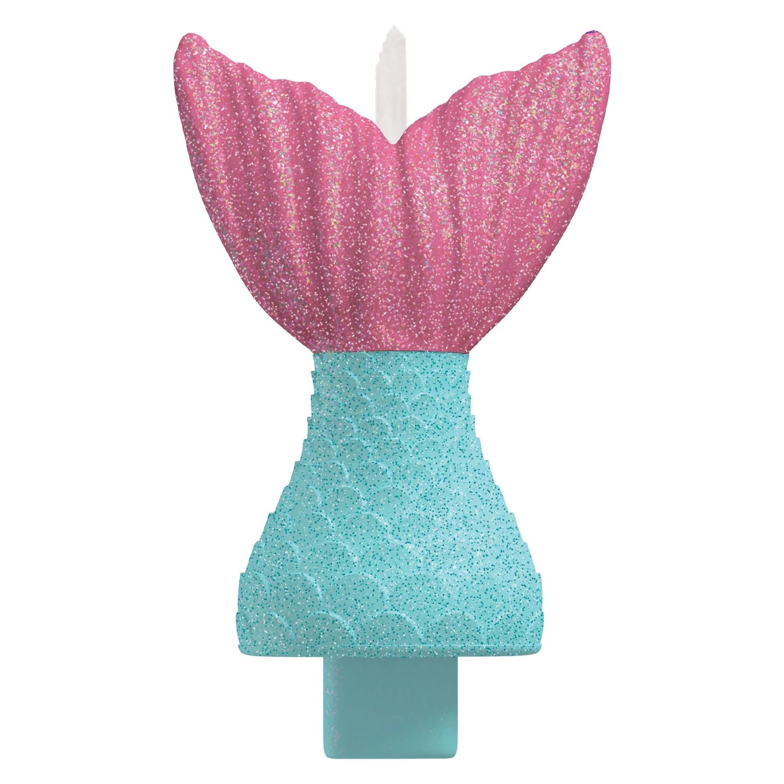 Amscan BIRTHDAY: JUVENILE Shimmering Mermaids Mermaid Tail Birthday Candle