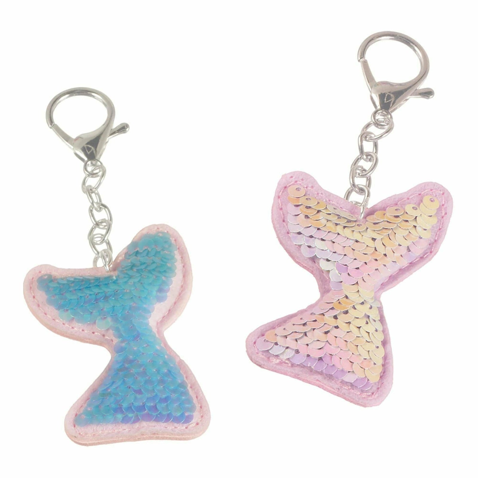 Amscan BIRTHDAY: JUVENILE Shimmering Mermaids Puffy Flip Sequin Keychain Favor