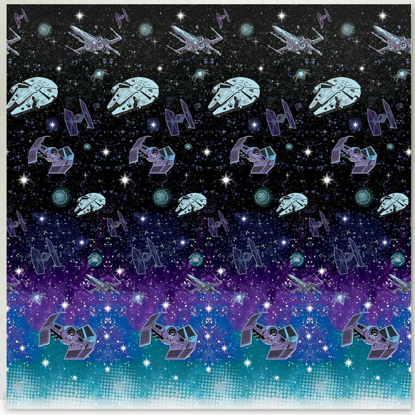 Amscan BIRTHDAY: JUVENILE Star Wars Galaxy of Adventures Photo Backdrop