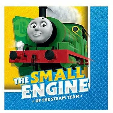 Amscan BIRTHDAY: JUVENILE Thomas the Tank Engine Beverage Napkins 16ct