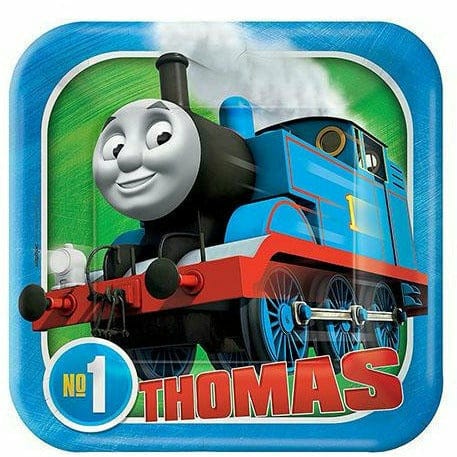 Amscan BIRTHDAY: JUVENILE Thomas the Tank Engine Dessert Plates 8ct