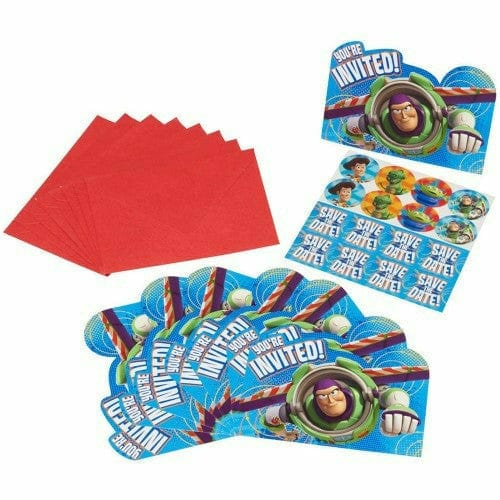 Amscan BIRTHDAY: JUVENILE Toy Story 4 Invitations - Buzz Lightyear