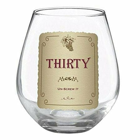 Amscan BIRTHDAY: OVER THE HILL Thirty Glass