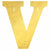 Amscan BIRTHDAY V Create Your Own Letter Banner - Gold