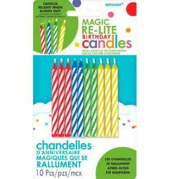 Amscan CANDLES MAGIC RE-LITE CANDLES - ASST