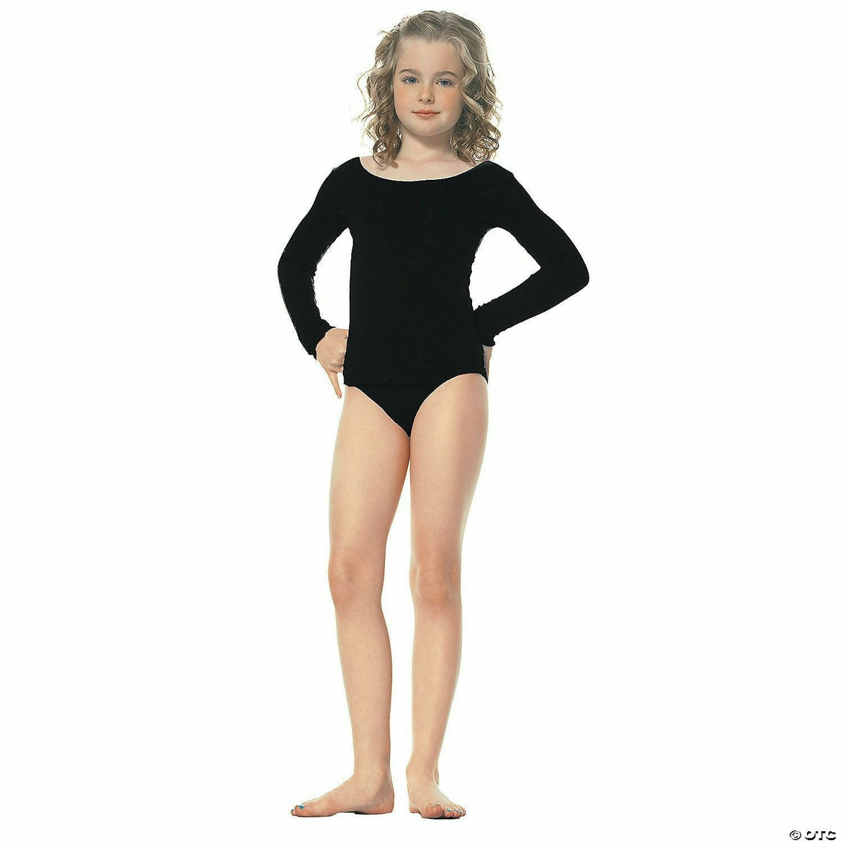 Amscan Child&#39;s Black Bodysuit, medium