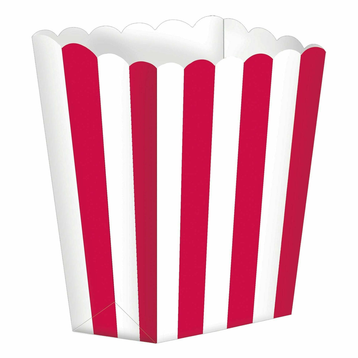 Amscan CONCESSIONS Small Popcorn Shaped Favor Box - Apple Red