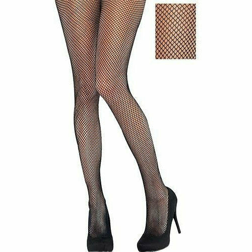 Amscan COSTUMES: ACCESSORIES Adult Standard Adult - Classic Black Fishnet Pantyhose