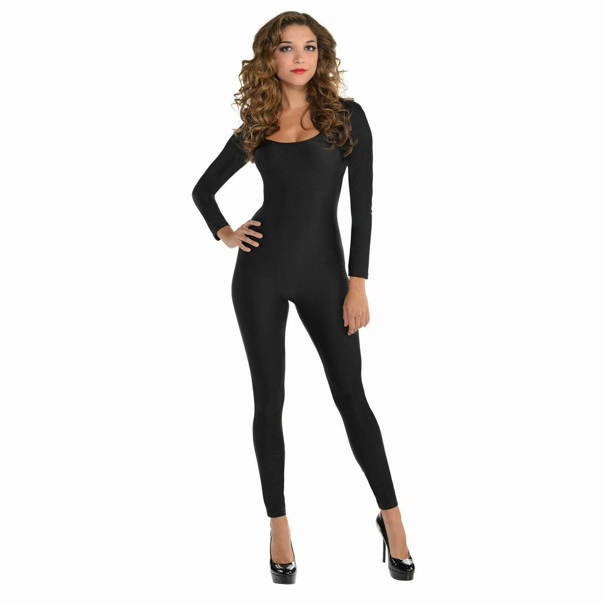 Amscan COSTUMES: ACCESSORIES Black Catsuit - Adult