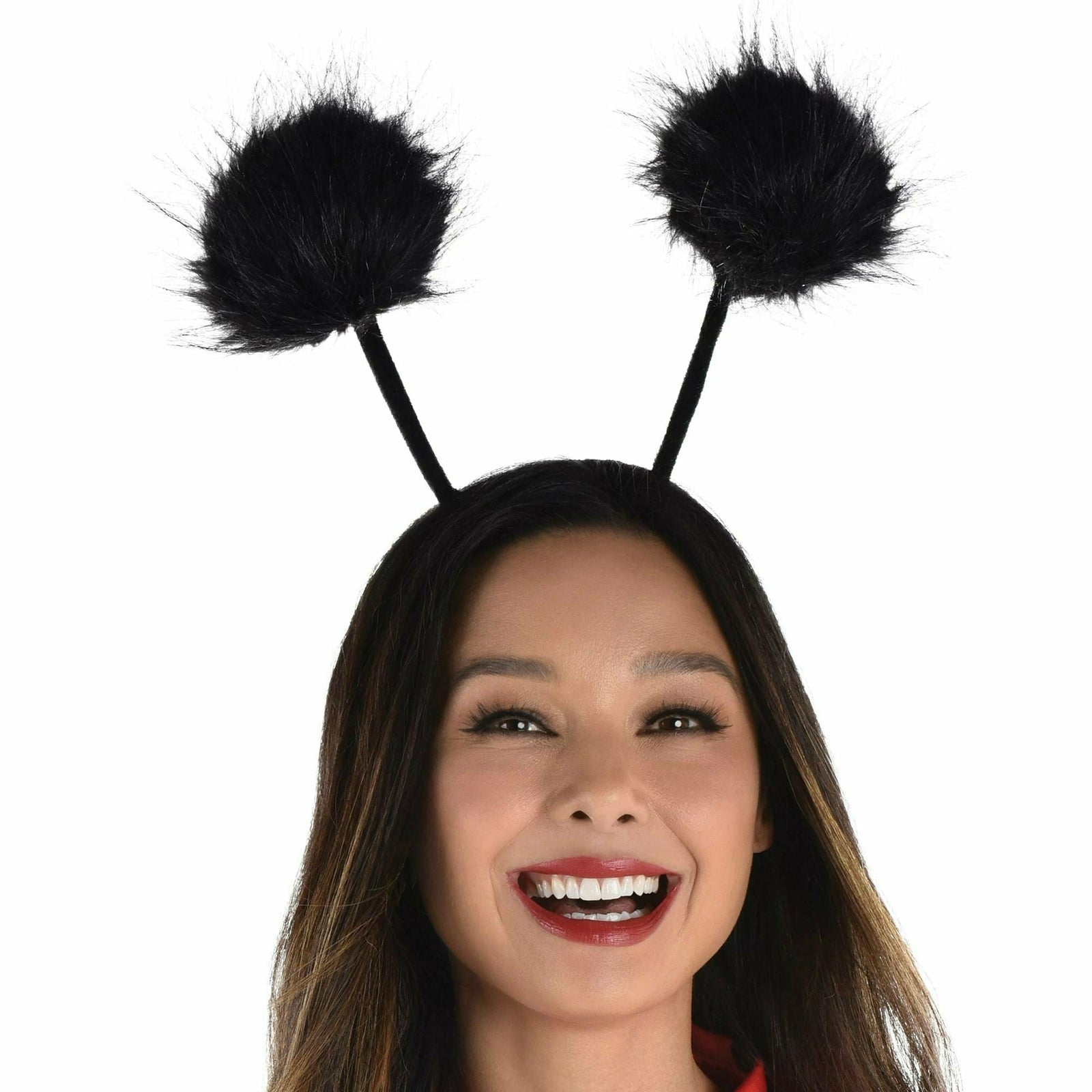 Amscan COSTUMES: ACCESSORIES Black Pom Pom Headband