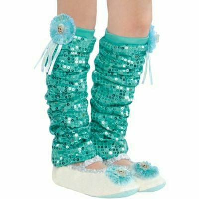 Amscan COSTUMES: ACCESSORIES Girls Elsa Leg Warmers