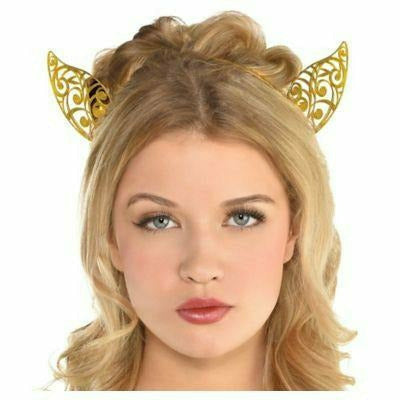 Amscan COSTUMES: ACCESSORIES Gold Filigree Ears Headband