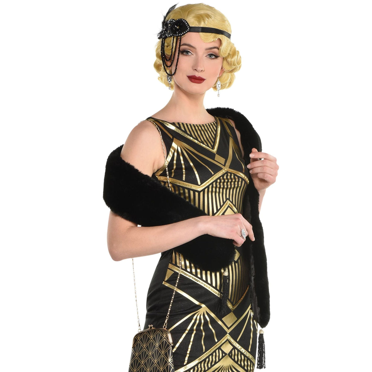 Amscan COSTUMES: ACCESSORIES Roaring 20&#39;s Fur Stole