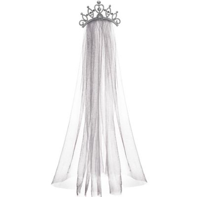 Amscan COSTUMES: ACCESSORIES Silver Dark Side Veil Tiara