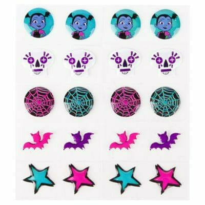 Amscan COSTUMES: ACCESSORIES Vampirina Stick-on Earrings 20ct