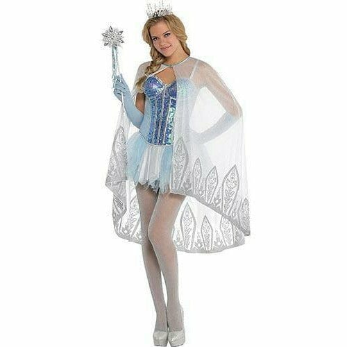 Amscan COSTUMES: ACCESSORIES White Ice Princess Cape