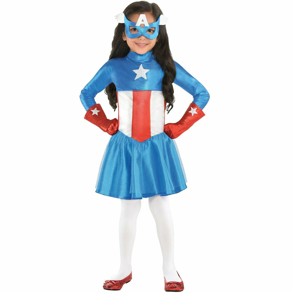 Amscan COSTUMES Girls American Dream Costume