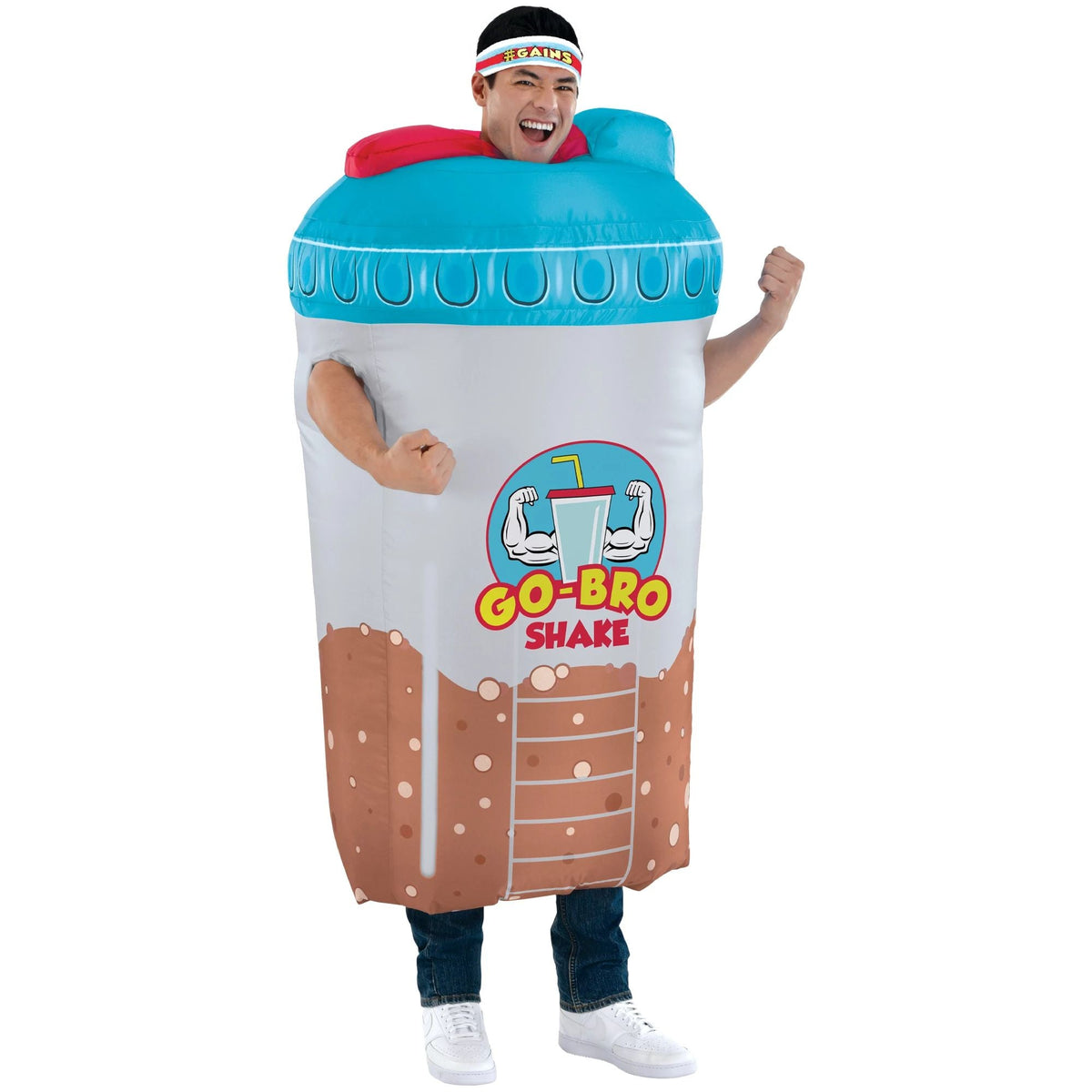 Amscan COSTUMES Inflatable Bro-Tein Shake - Adult Standard