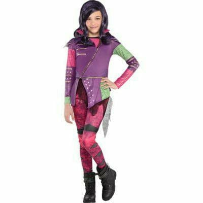 Amscan COSTUMES Large 12-14 Girls Mal Costume - Disney Descendants