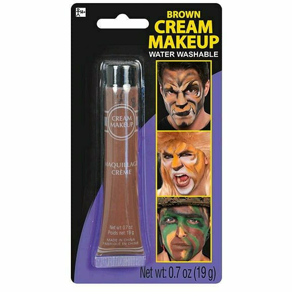 Amscan COSTUMES: MAKE-UP Brown Cream Makeup