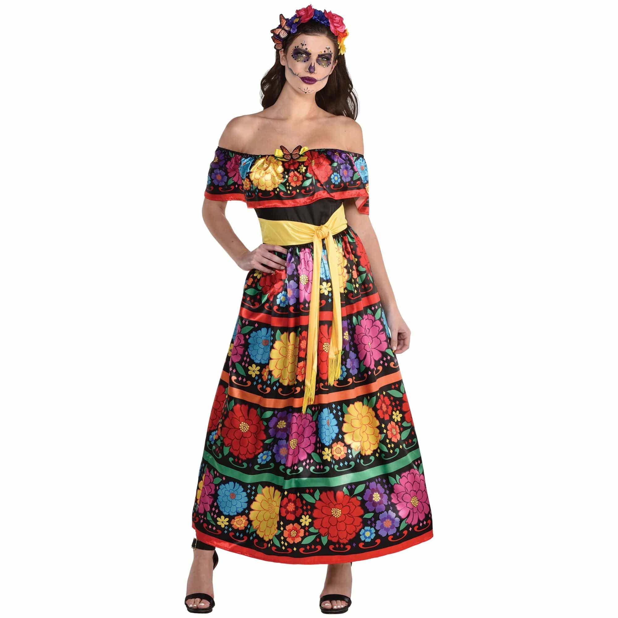 Amscan COSTUMES Small (2-4) Sugar Skull Beauty Costume