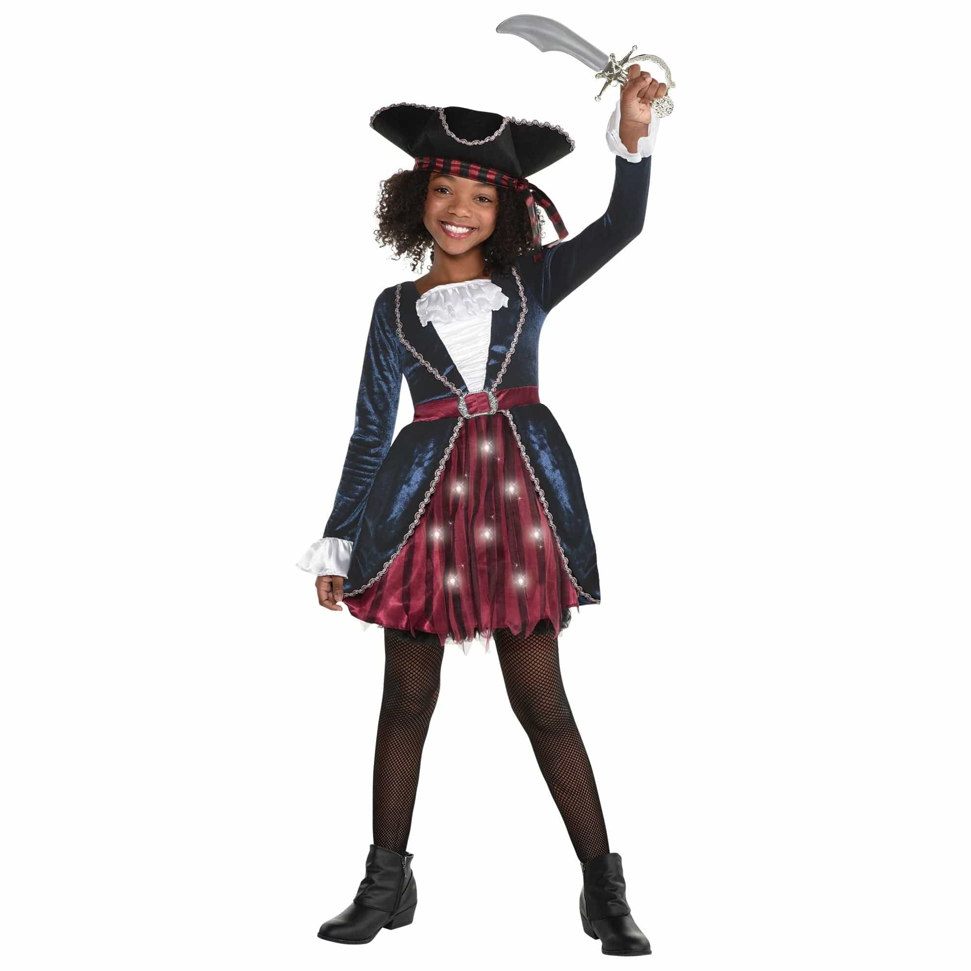 Amscan COSTUMES Small (4-6) Pirate Sparkle Costume