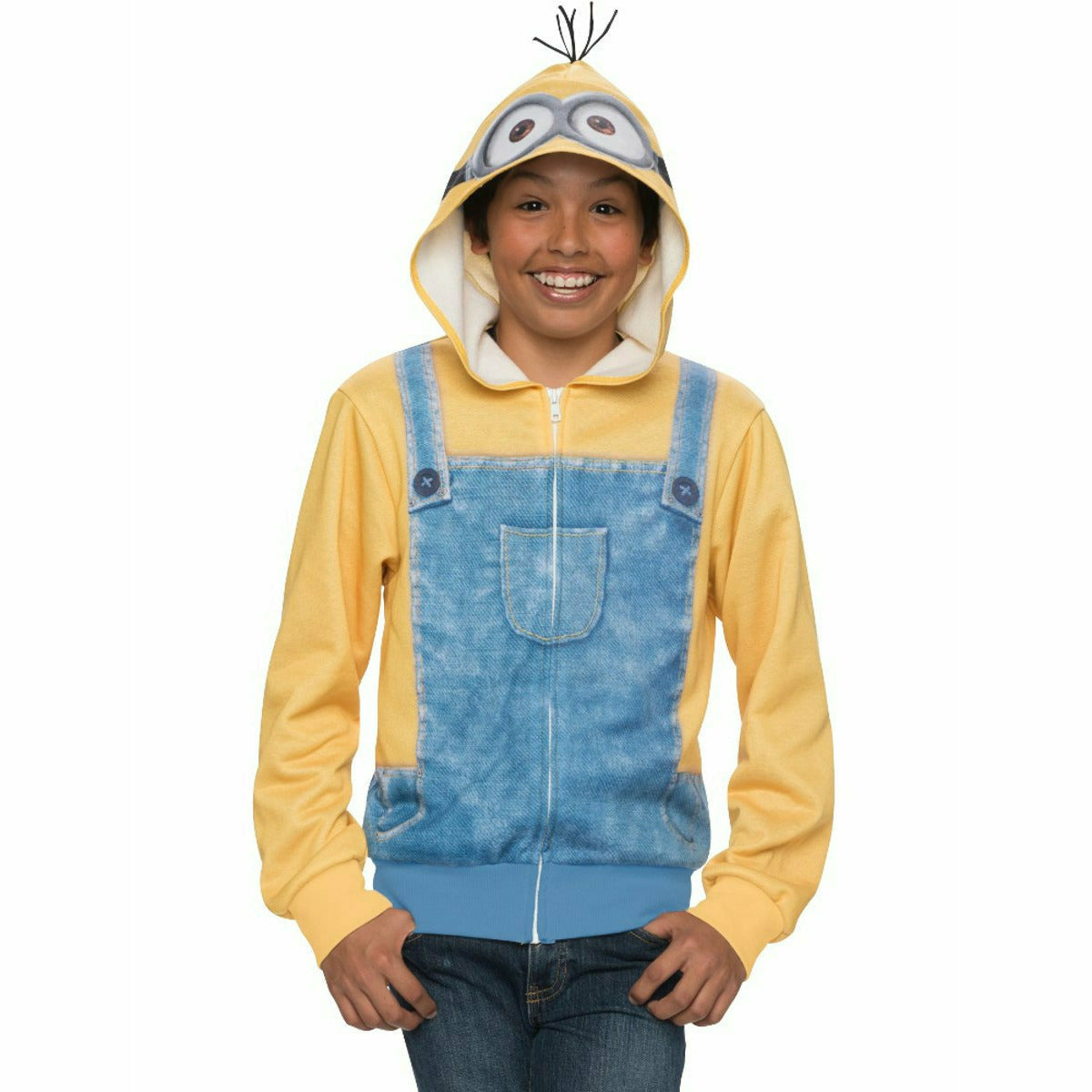 Amscan COSTUMES Small/Medium (6-10) Child&#39;s Despicable Me Minions Minion Hoodie Costume